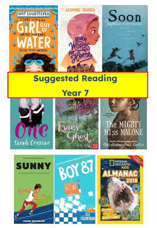 Year 7 Reading List Icon2