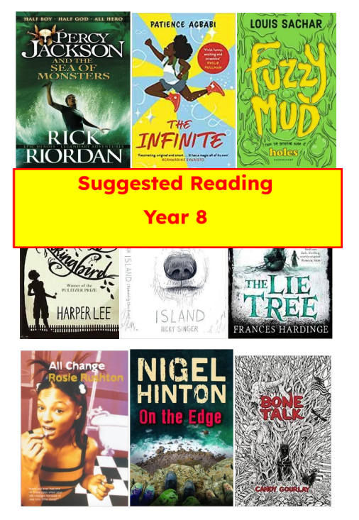 Year 8 Reading List Icon